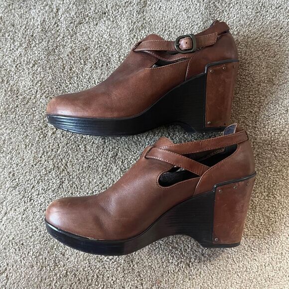 Dansko Franka Bootie Brown Leather Size 40 / 9 - Picture 5 of 9